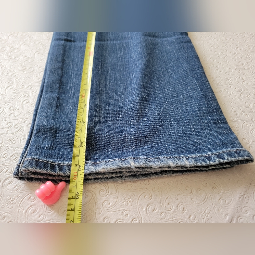 AG Adriano Goldschmied women's sz 31 Jeans. ALEXXIS straight button fly nwt - Picture 11 of 13